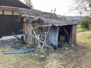 農具小屋 山口県宇部市 山口市 山陽小野田市で粗大ゴミ 不用品回収はゴミパックンのミツヤ ミツヤ工業株式会社